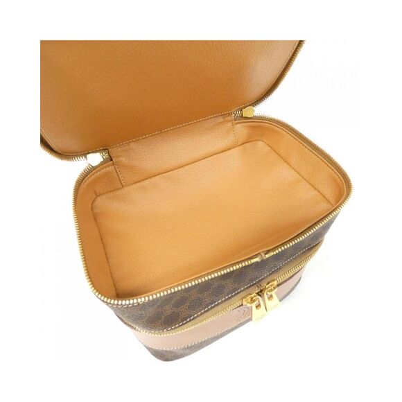 Pre Loved Celine Vintage TwoTone Top Handle Handbag Women Brown - Picture 8 of 8